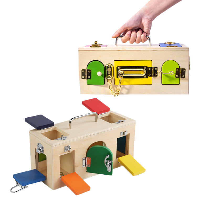 Board Game Of Life - Caja de bloqueo Montessori, juguete de