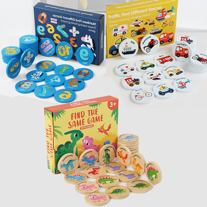 Board Game Of Life - Juego de Memoria Educativo de Madera