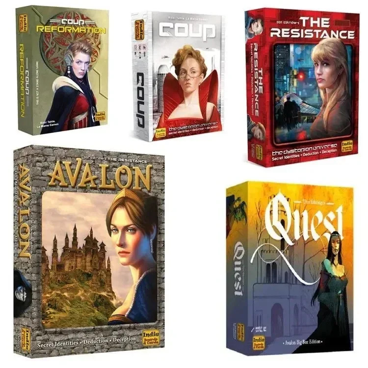 Board Game Avalon - Juego de mesa The Resistance Avalon