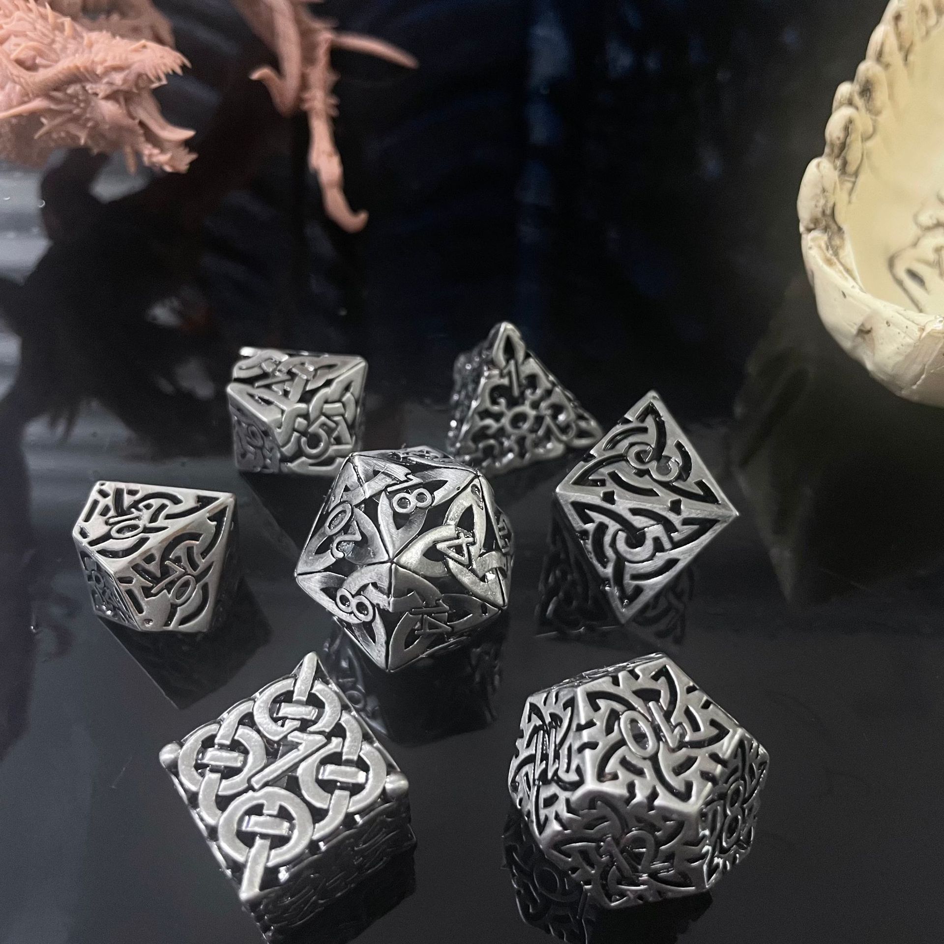 Piezas de Cosplay de 7 D4-D20, - Board Game Master reseña y precio