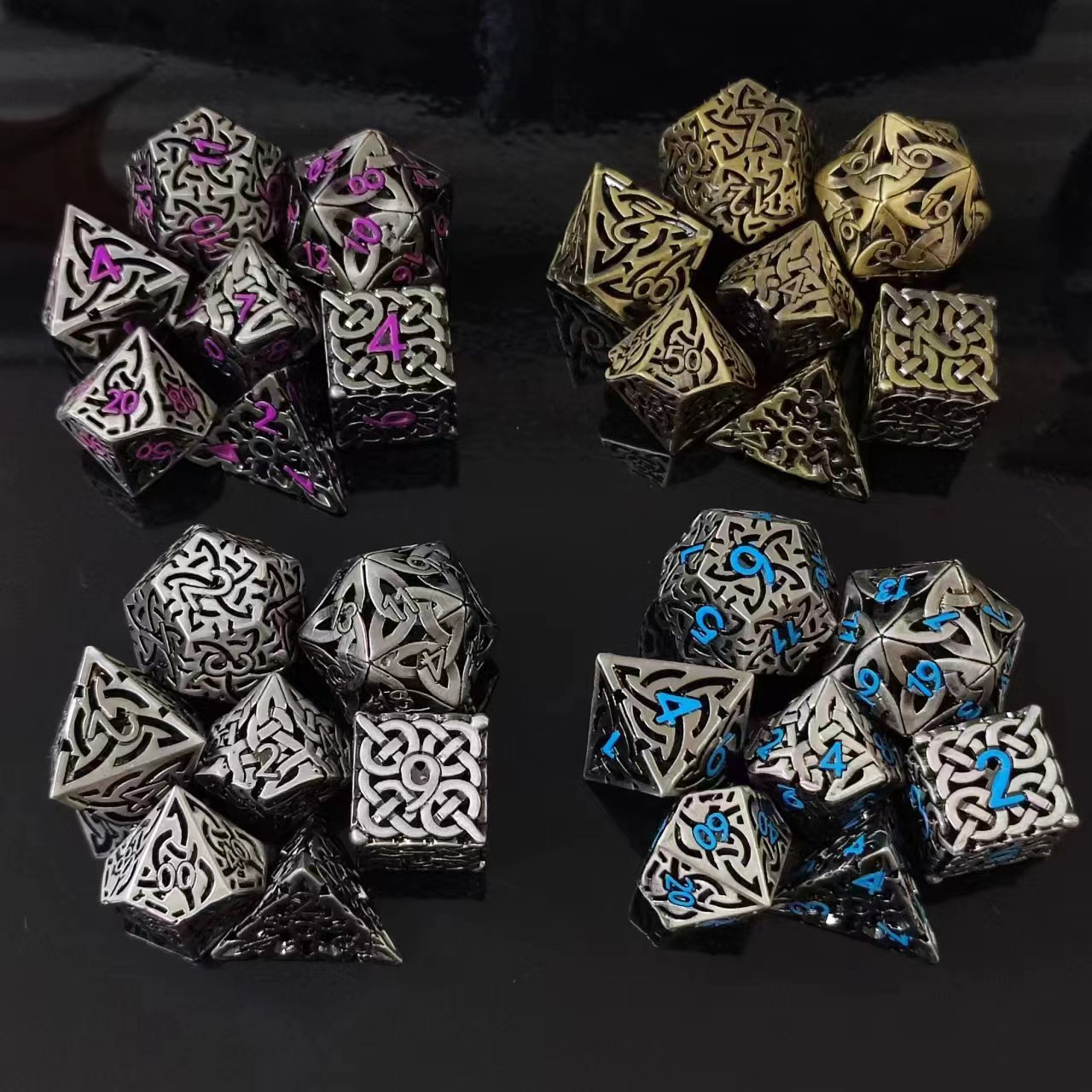 Piezas de Cosplay de 7 D4-D20, - Board Game Master reseña y precio