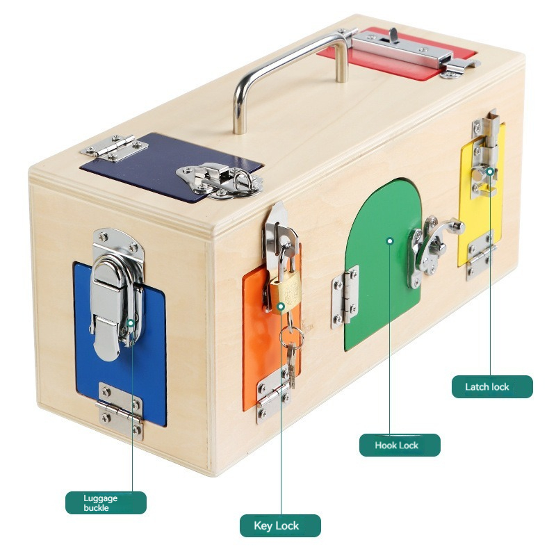 Caja de bloqueo Montessori, ju - Board Game Of Life reseña y precio
