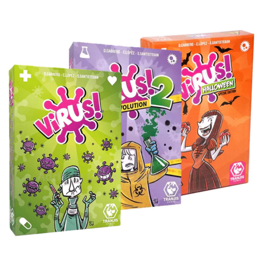 Interesante juego de cartas Vi - Board Game Virus reseña y precio