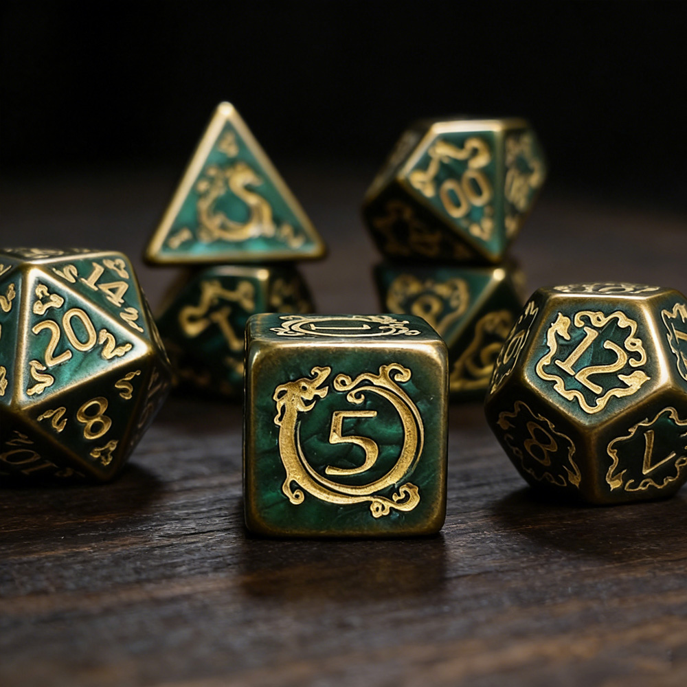DND Dice 7 unids/set diseño de - Board Game Dnd reseña y precio
