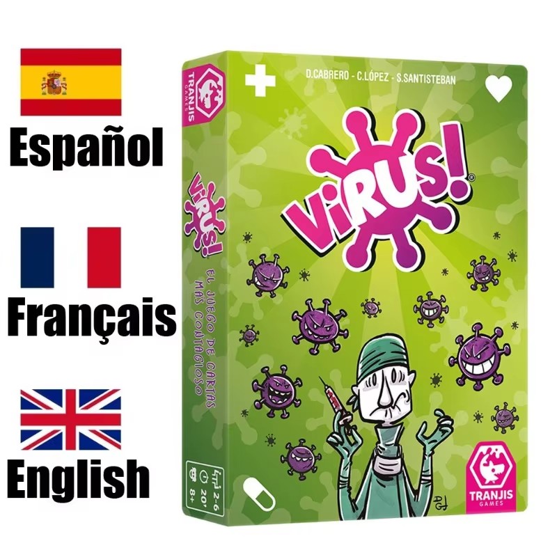 Tarjeta de juego interactiva t - Board Game Virus reseña y precio
