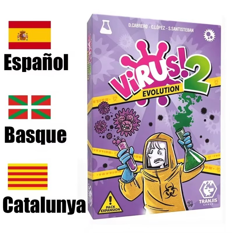 Tarjeta de juego interactiva t - Board Game Virus reseña y precio