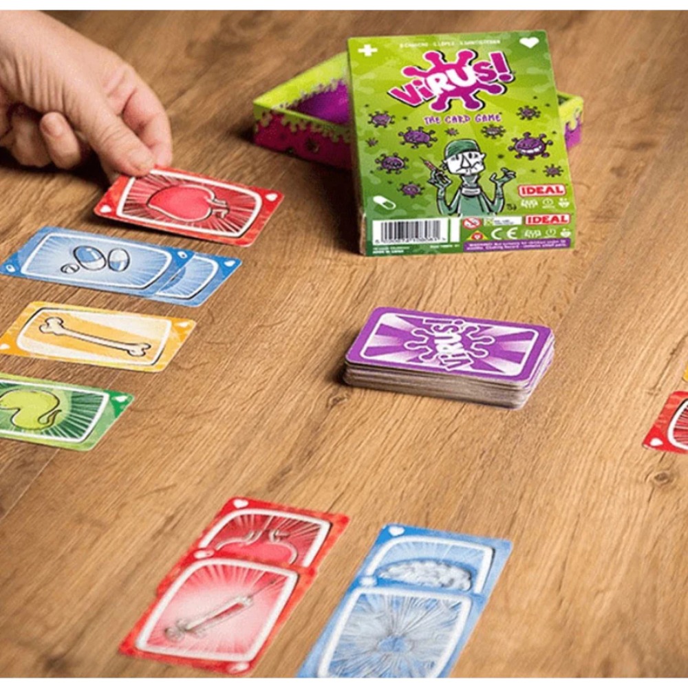 Interesante juego de cartas Vi - Board Game Virus reseña y precio