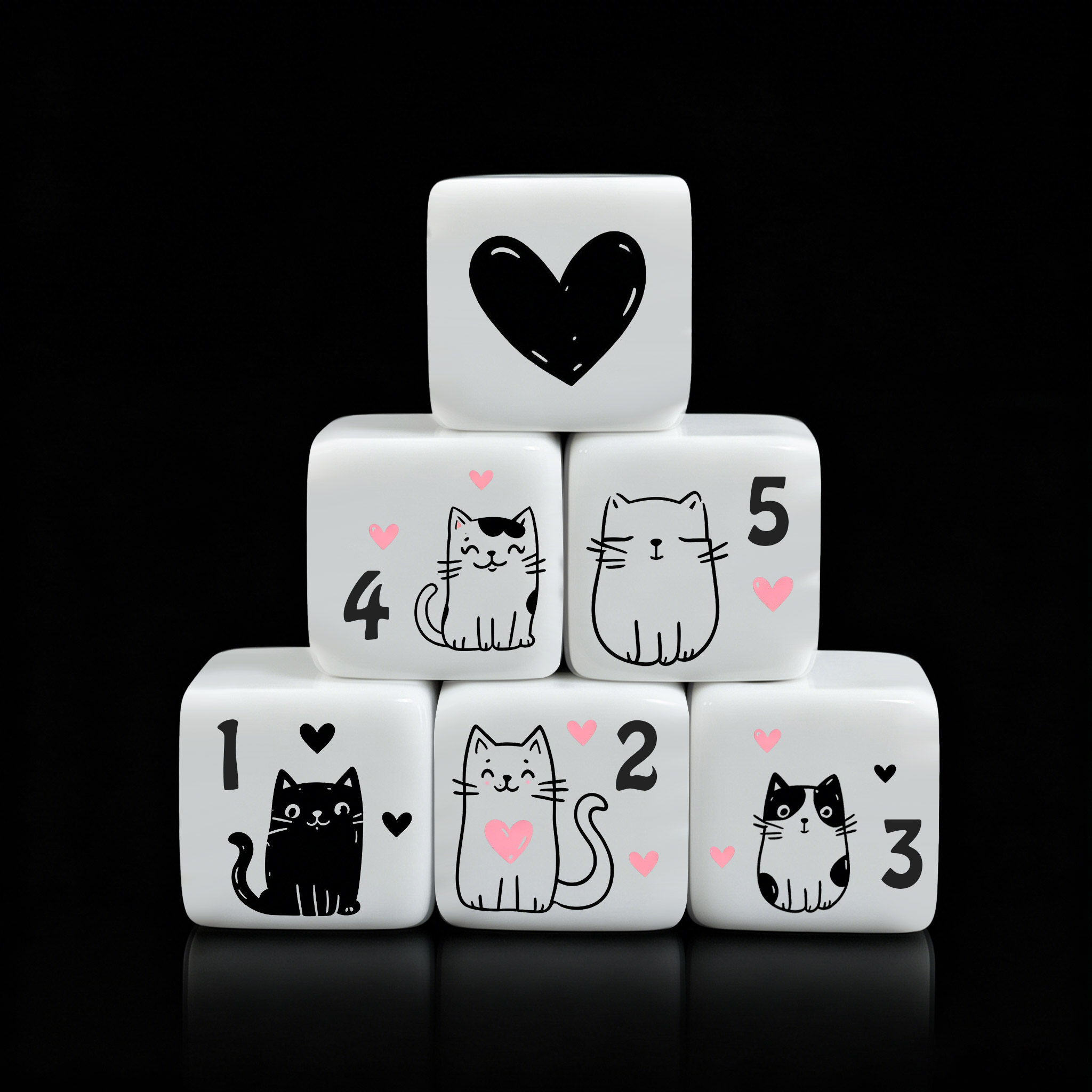 Juego de 12 dados de gato de 1 - Board Game Dnd reseña y precio