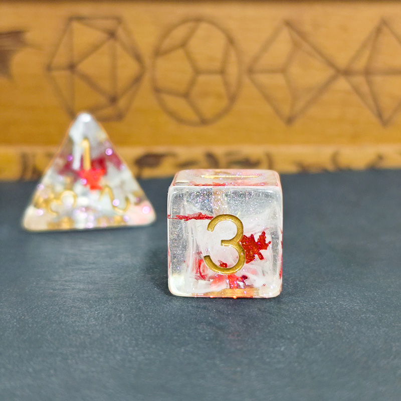 7 Uds dados DND resina transpa - Board Game Dnd reseña y precio
