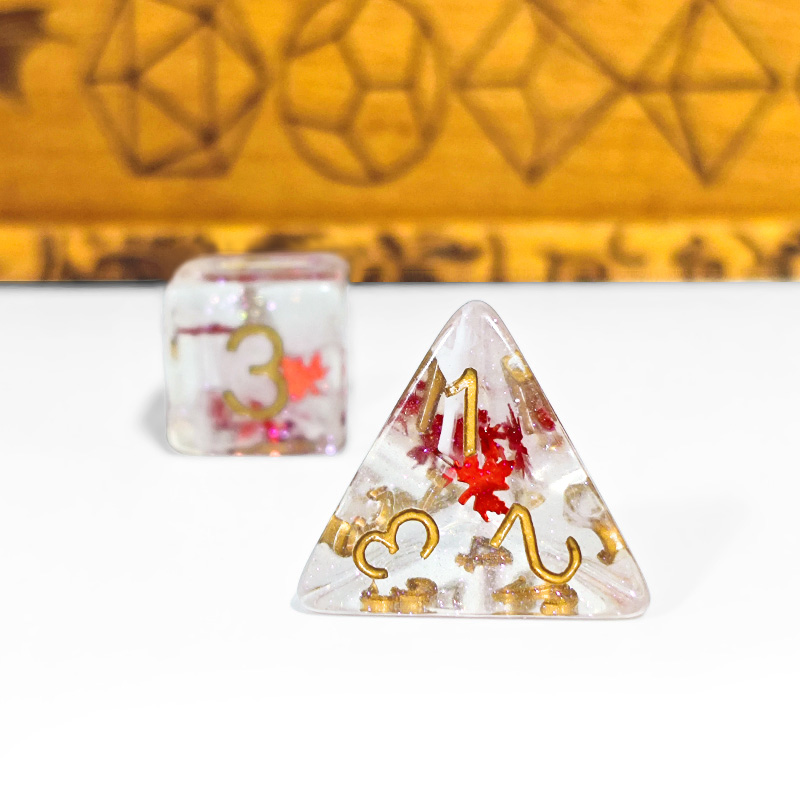 7 Uds dados DND resina transpa - Board Game Dnd reseña y precio