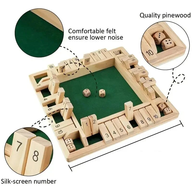 Juego de mesa de lujo de cuatr - Board Game Dnd reseña y precio